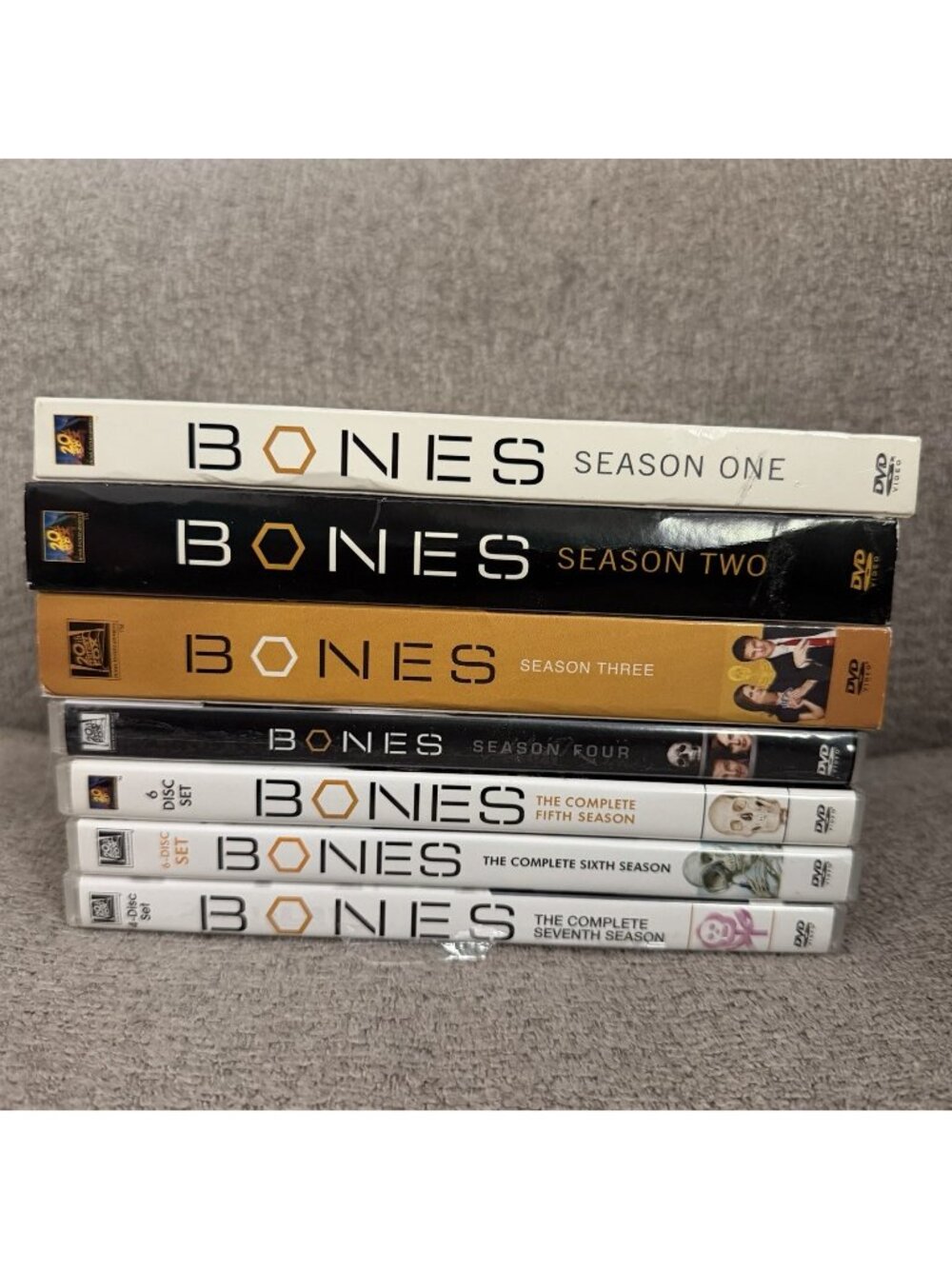 Bones Complete Seasons 1-7 DVD TV Series Lot Fox Crime Drama David Boreanaz